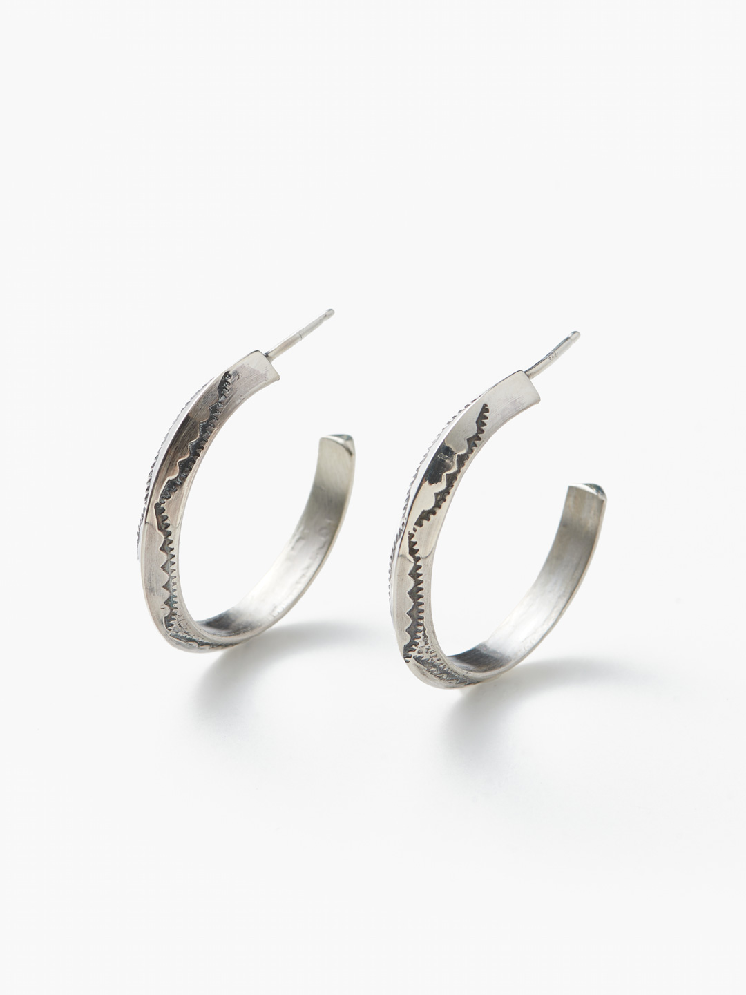 Hoop Pierced Earring Small - Silver