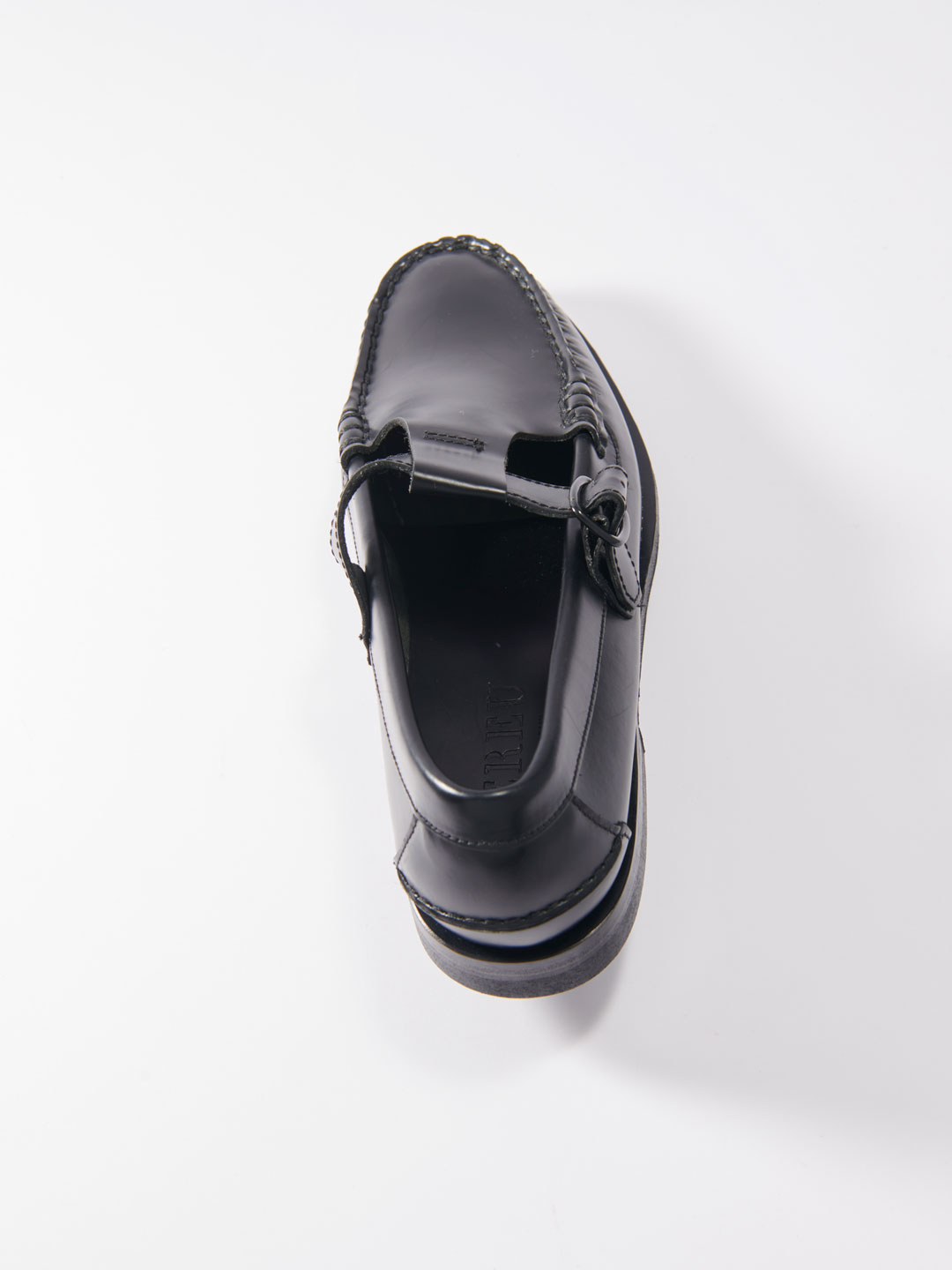 ALBER - T-bar Loafers - Black