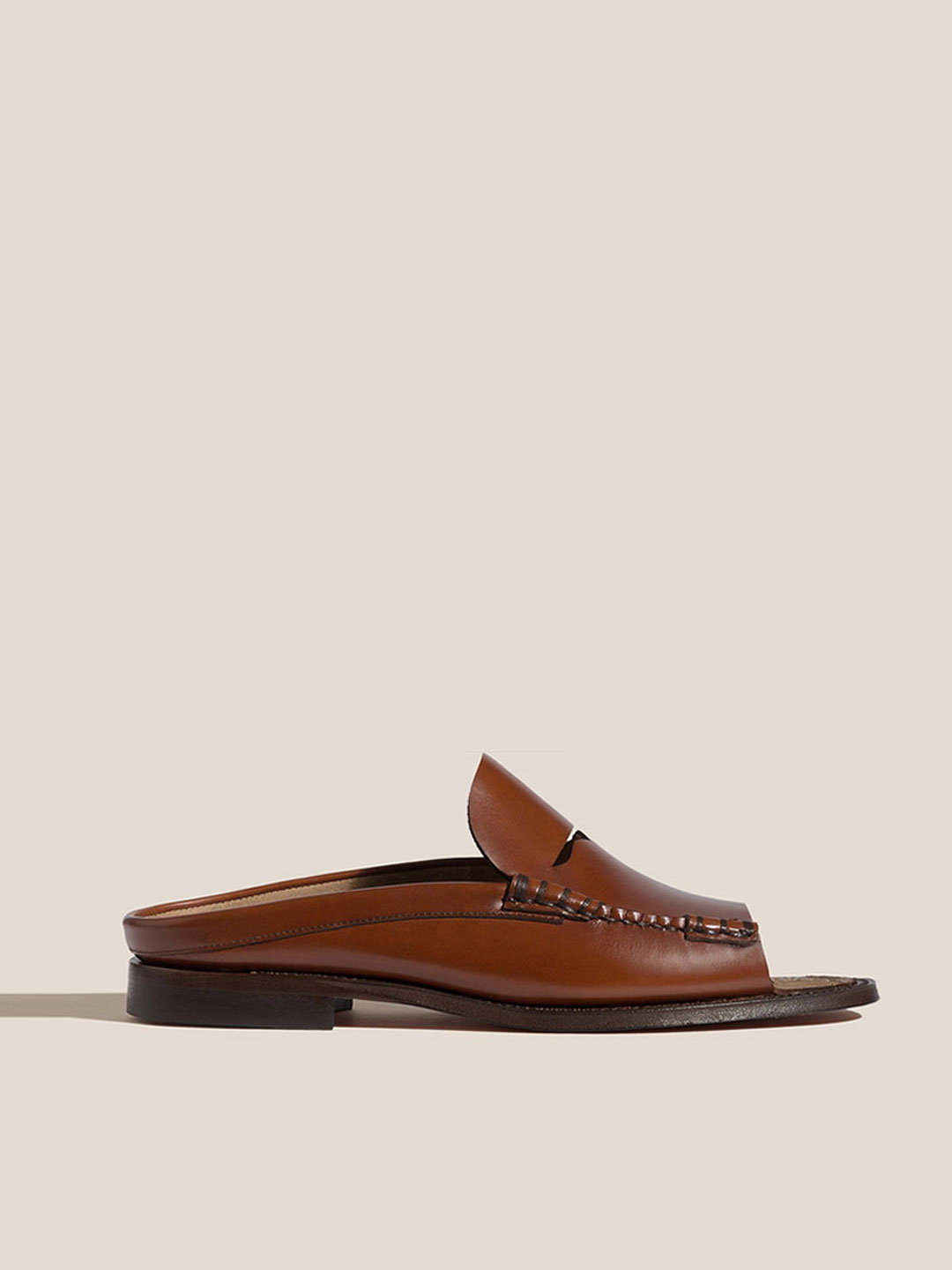 OBERT - Mule Loafers - Brown