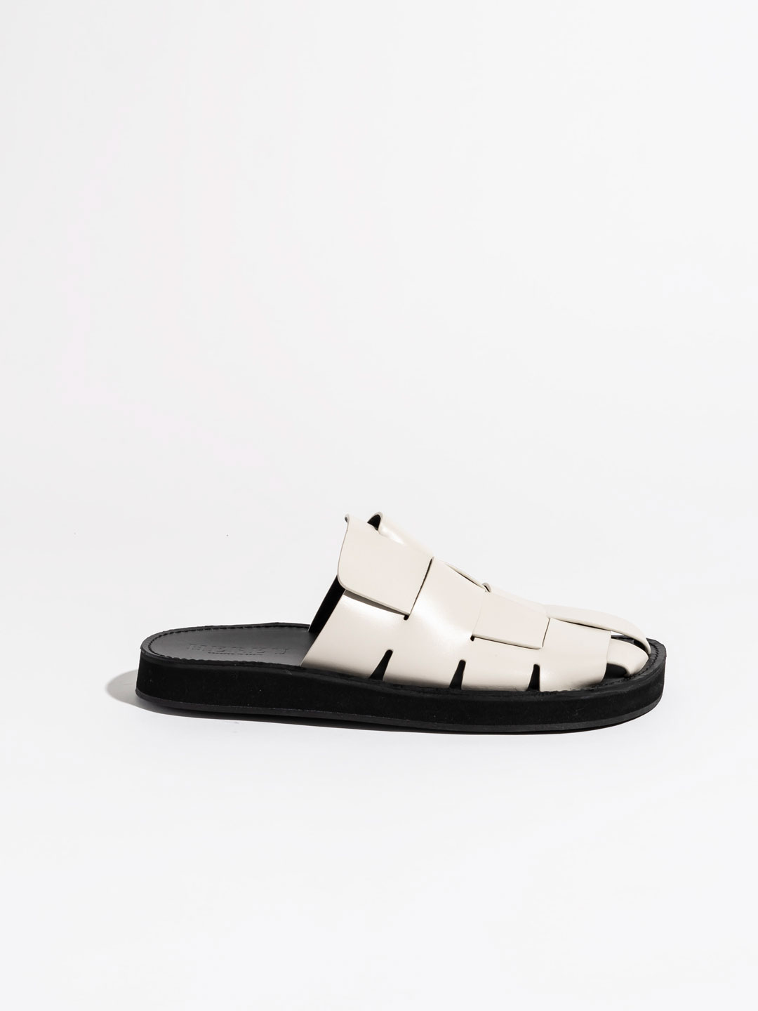 Dira Interwoven Slide Sandals - Custard