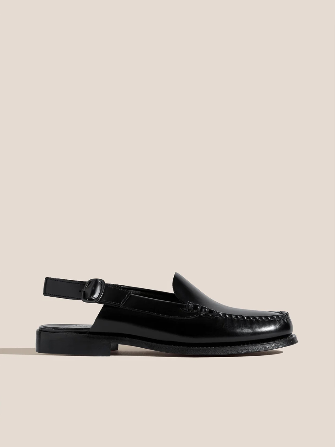 RAIGUER - Men's Slingback Loafers - Black