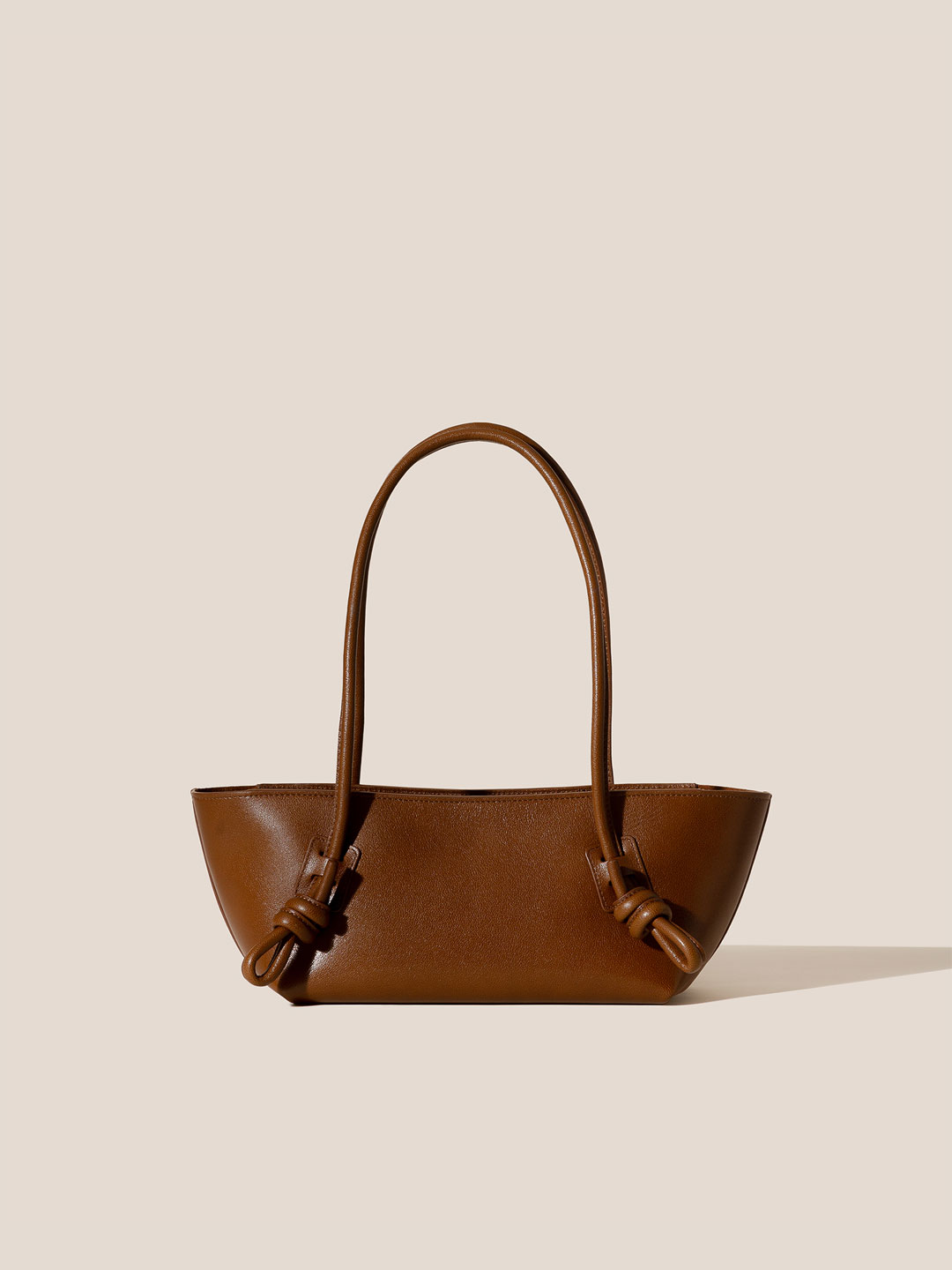 FLECA - Baguette Shoulder Bag - Bark