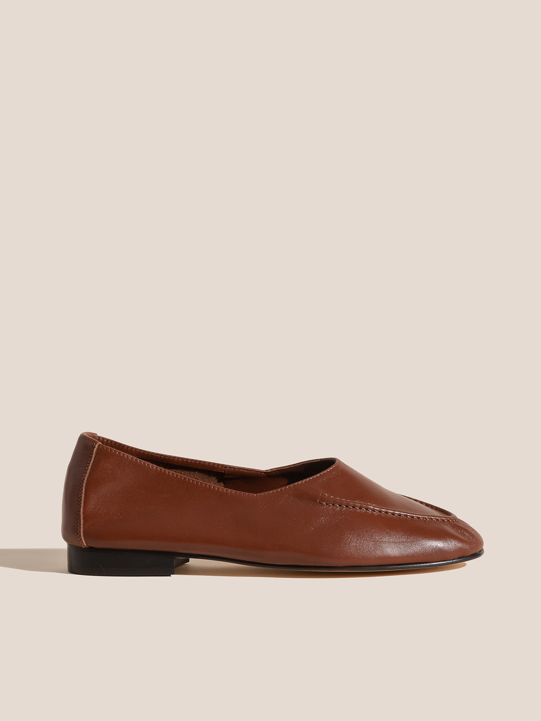 JULIOL - Men's High Cut Deconstructed Loafer - Chestnut