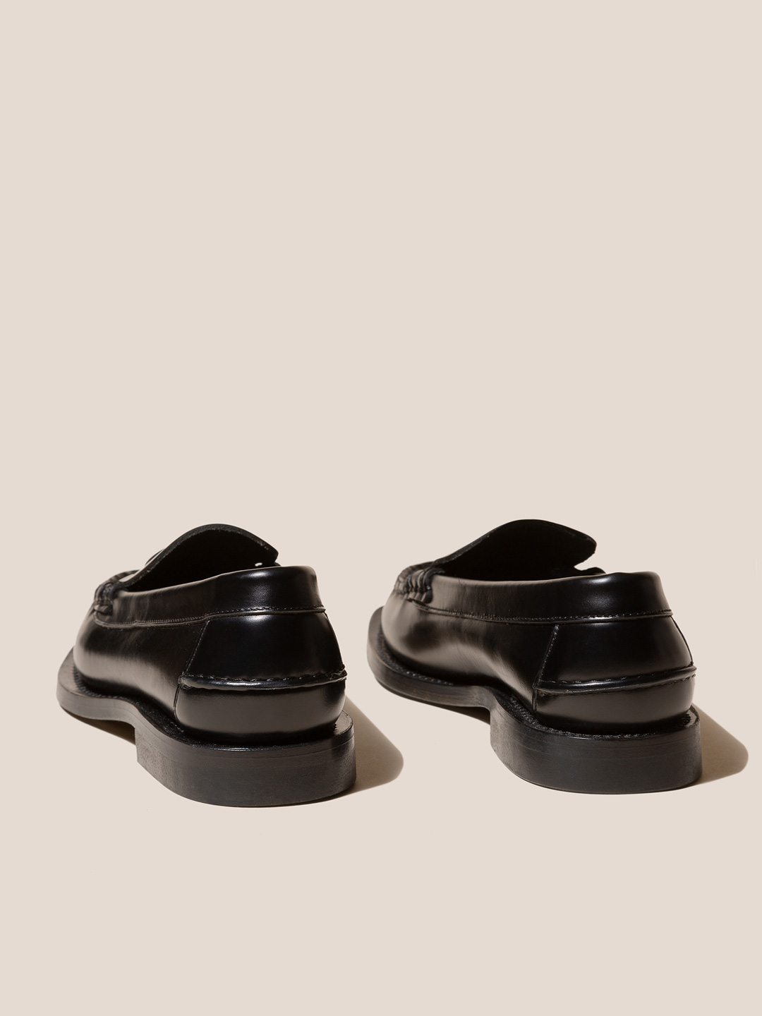 SINEU - Men's Interlaced-detail Slip-on Loafer - Black