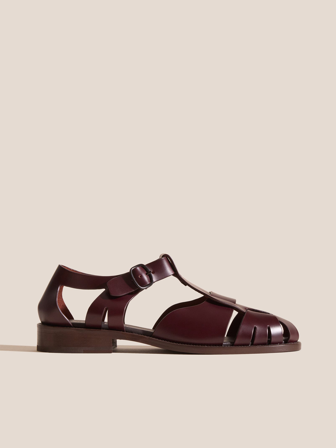 PESCA - Fisherman Sandal - Burgundy