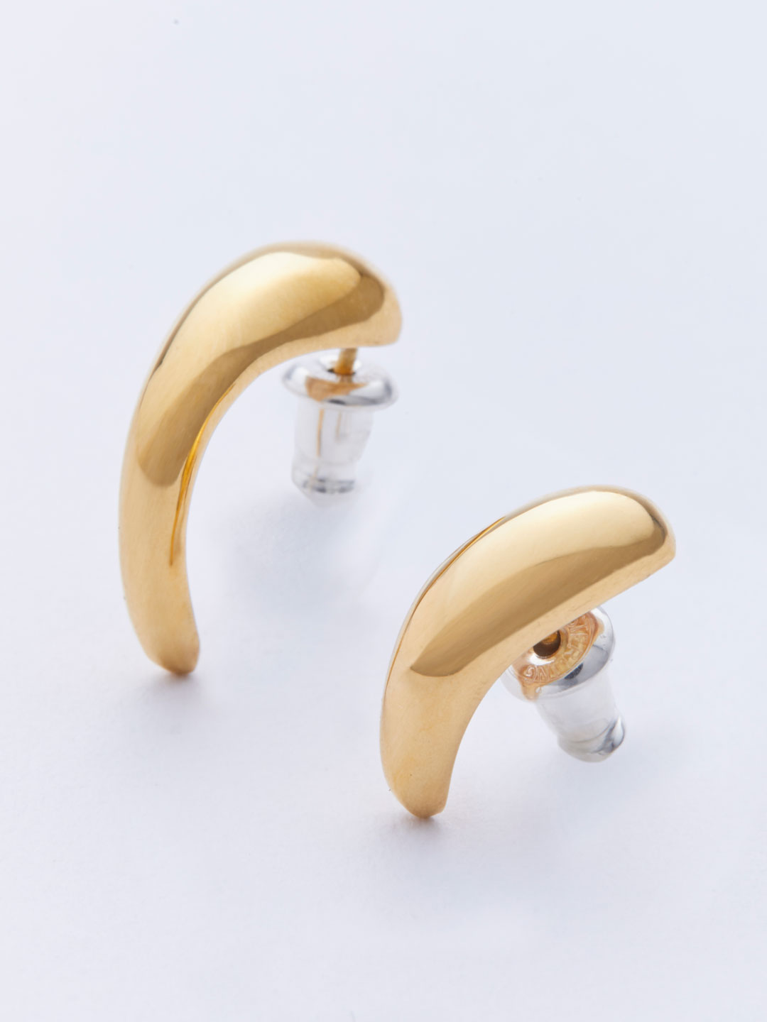 Vuelta Pierced Earrings - Gold