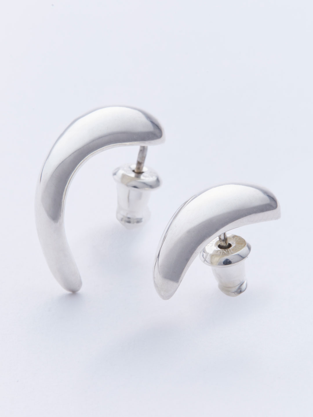 Vuelta Pierced Earrings - Silver