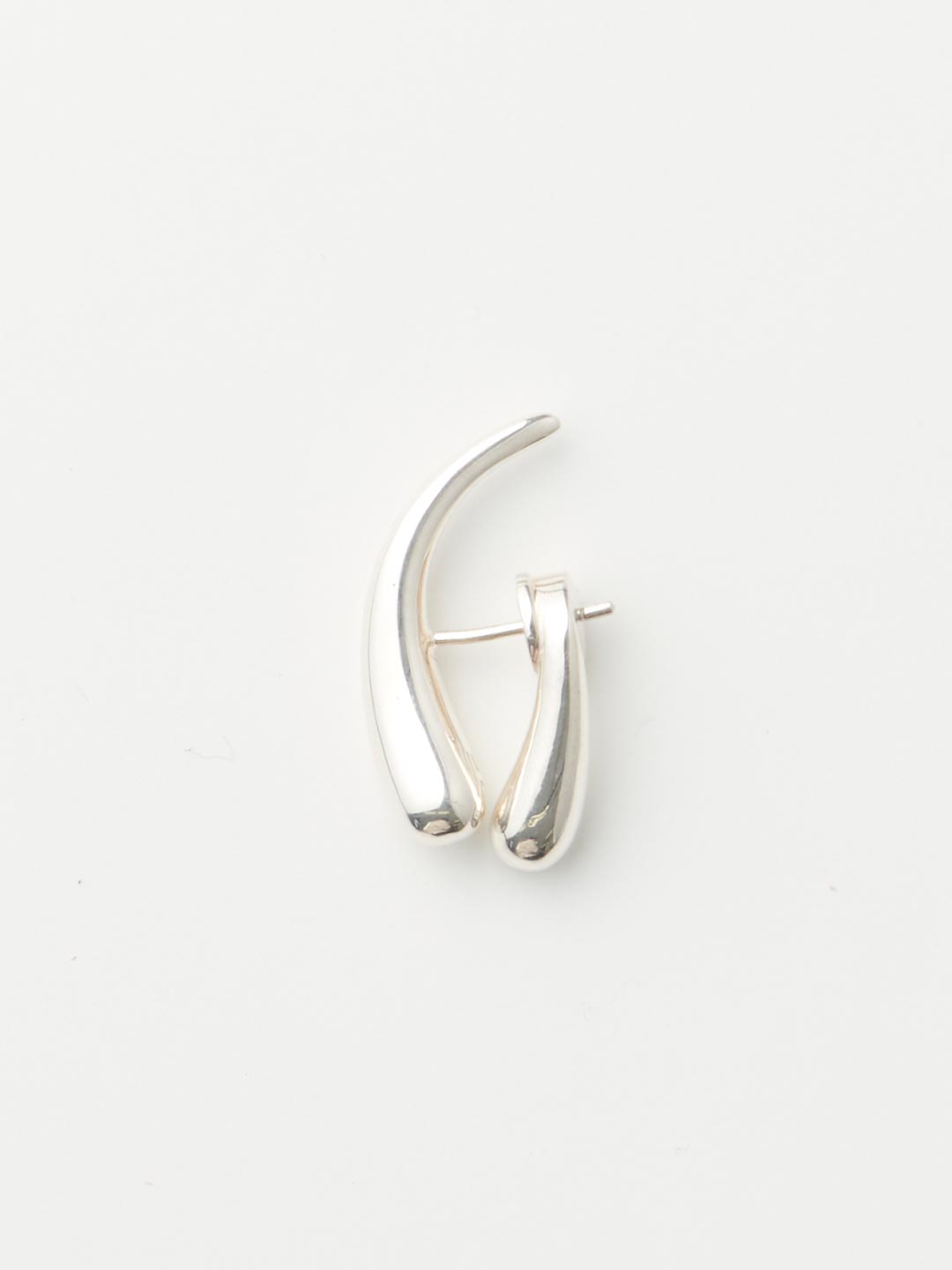 Abrazo Pierced Earring  - Silver