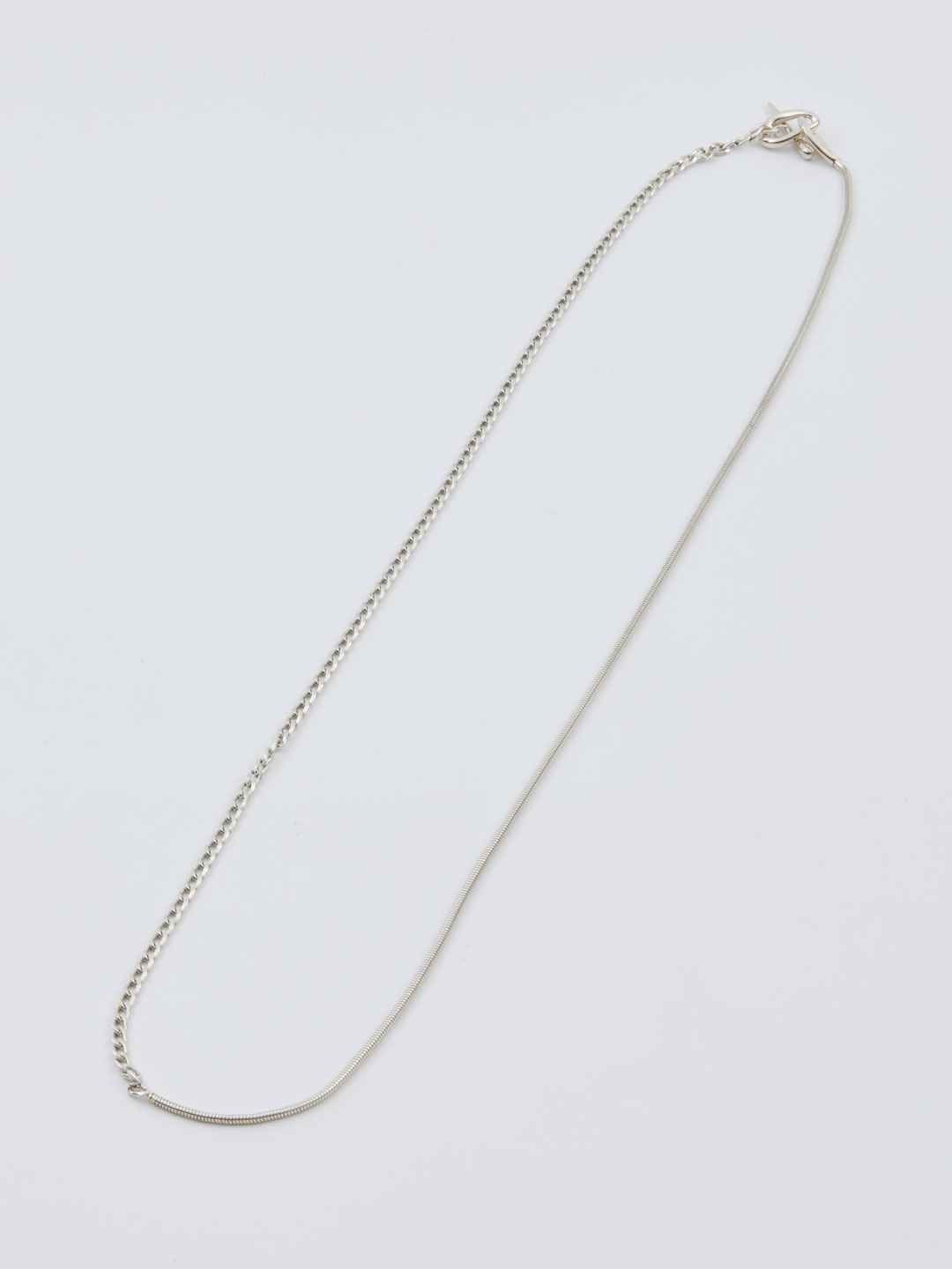 Abrazo Back Necklace  - Silver