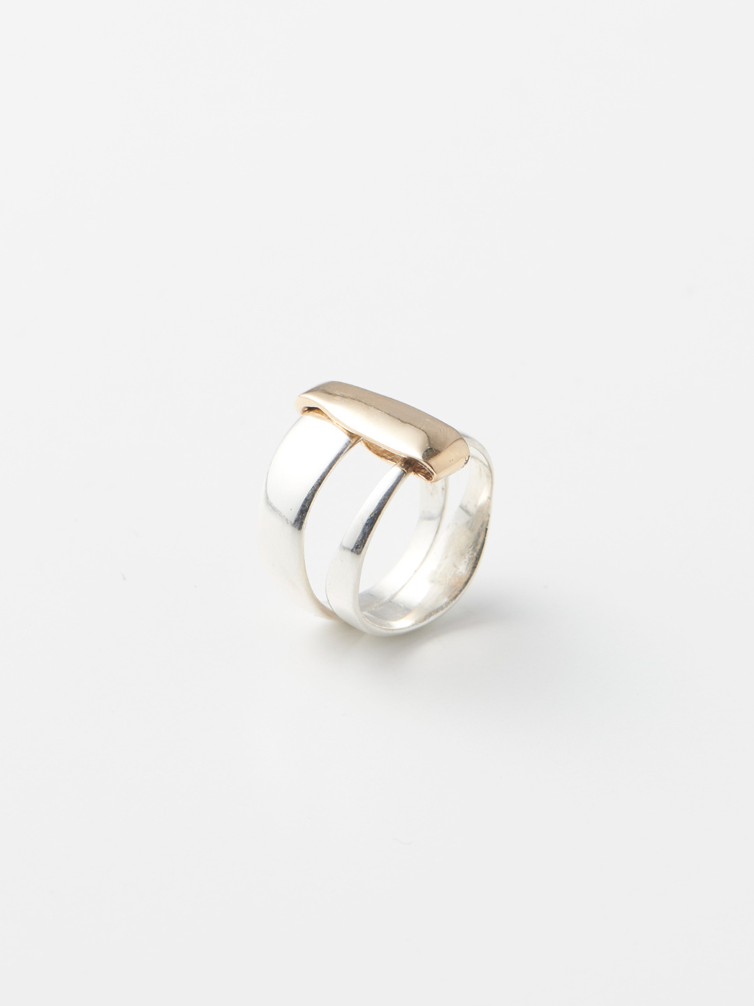 Dueto NO2 Ring - Silver/Gold