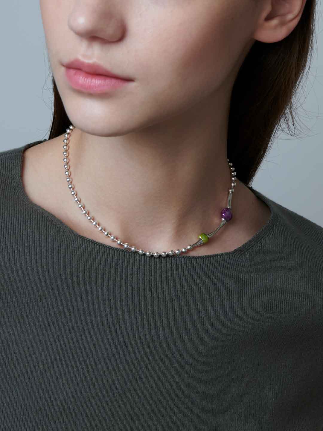 Alga Necklace - Silver