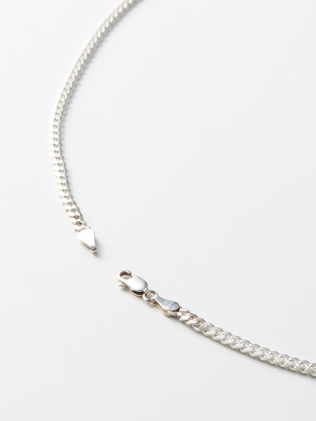Barbell Pearl Necklace - Silver