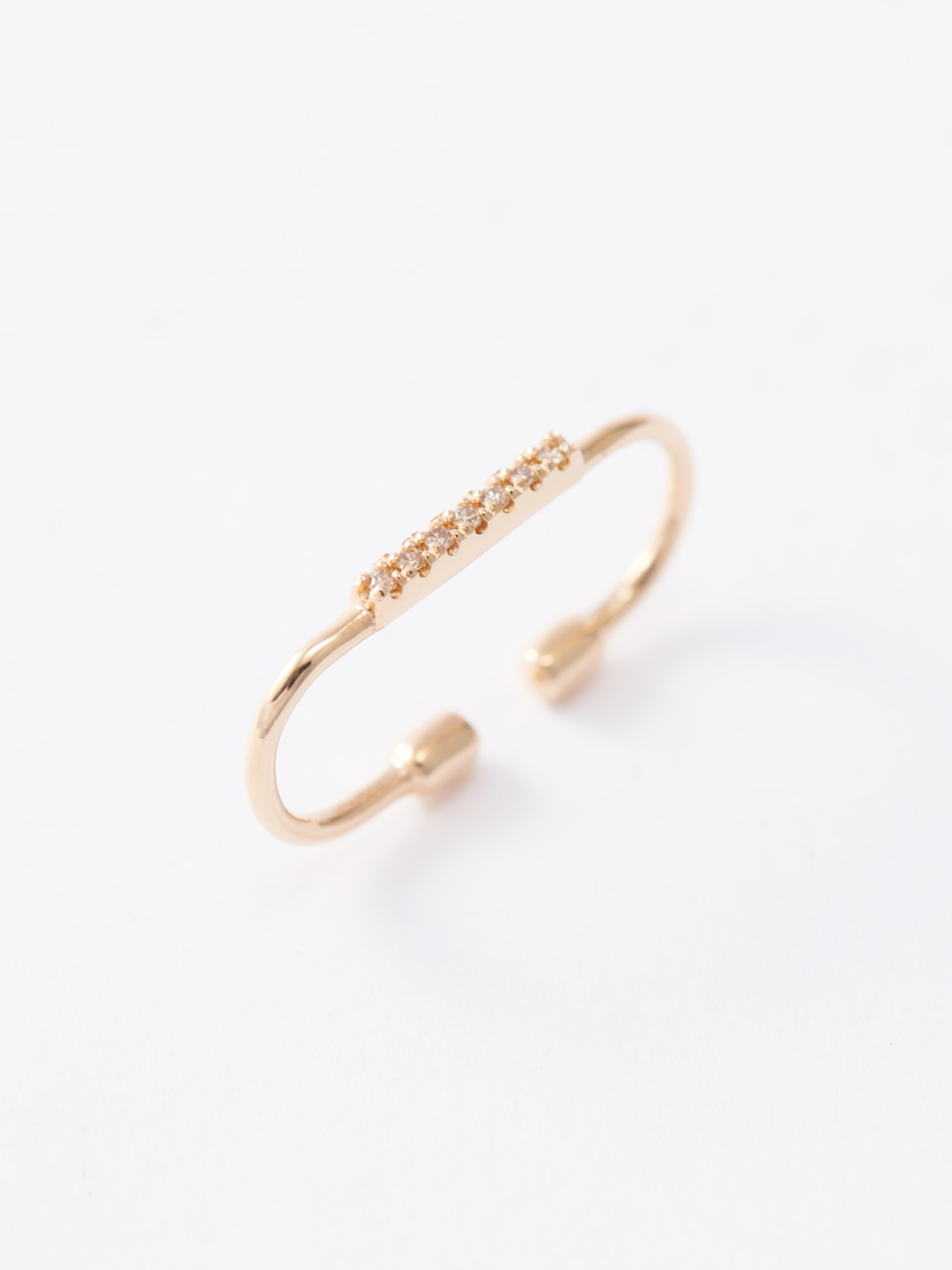 Joan Miro Diamond Ear Cuff S - Yellow Gold
