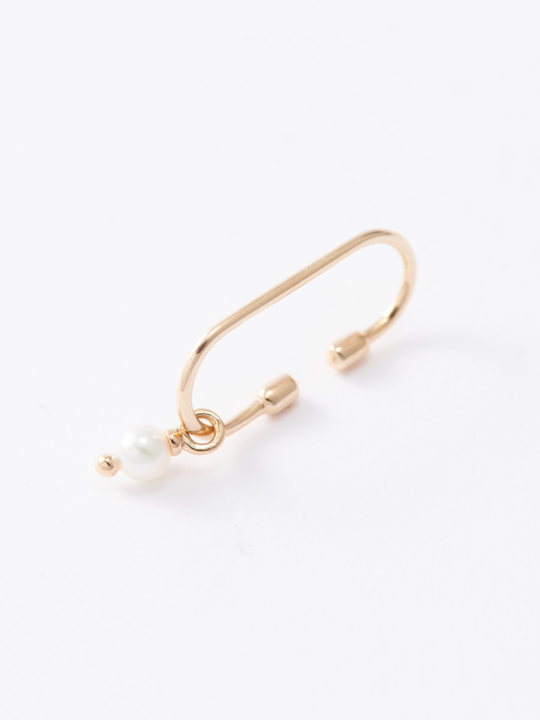 Joan Miro Akoya Pearl Ear Cuff S - Yellow Gold