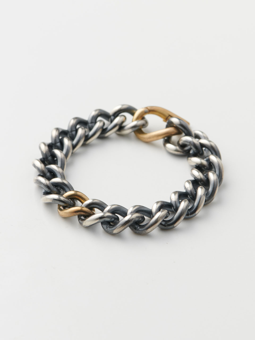 Humete Chain Bracelet 11 Large Clasp / 3S  - Silver
