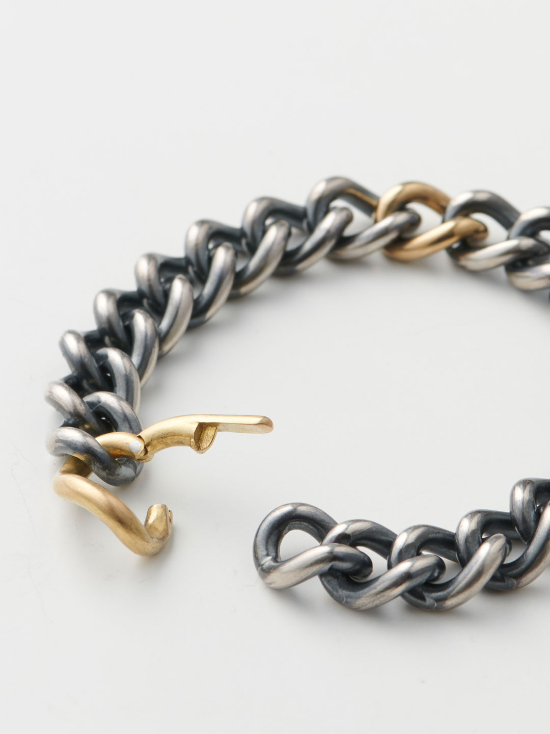 Humete Chain Bracelet 11 Large Clasp / 2S  - Silver