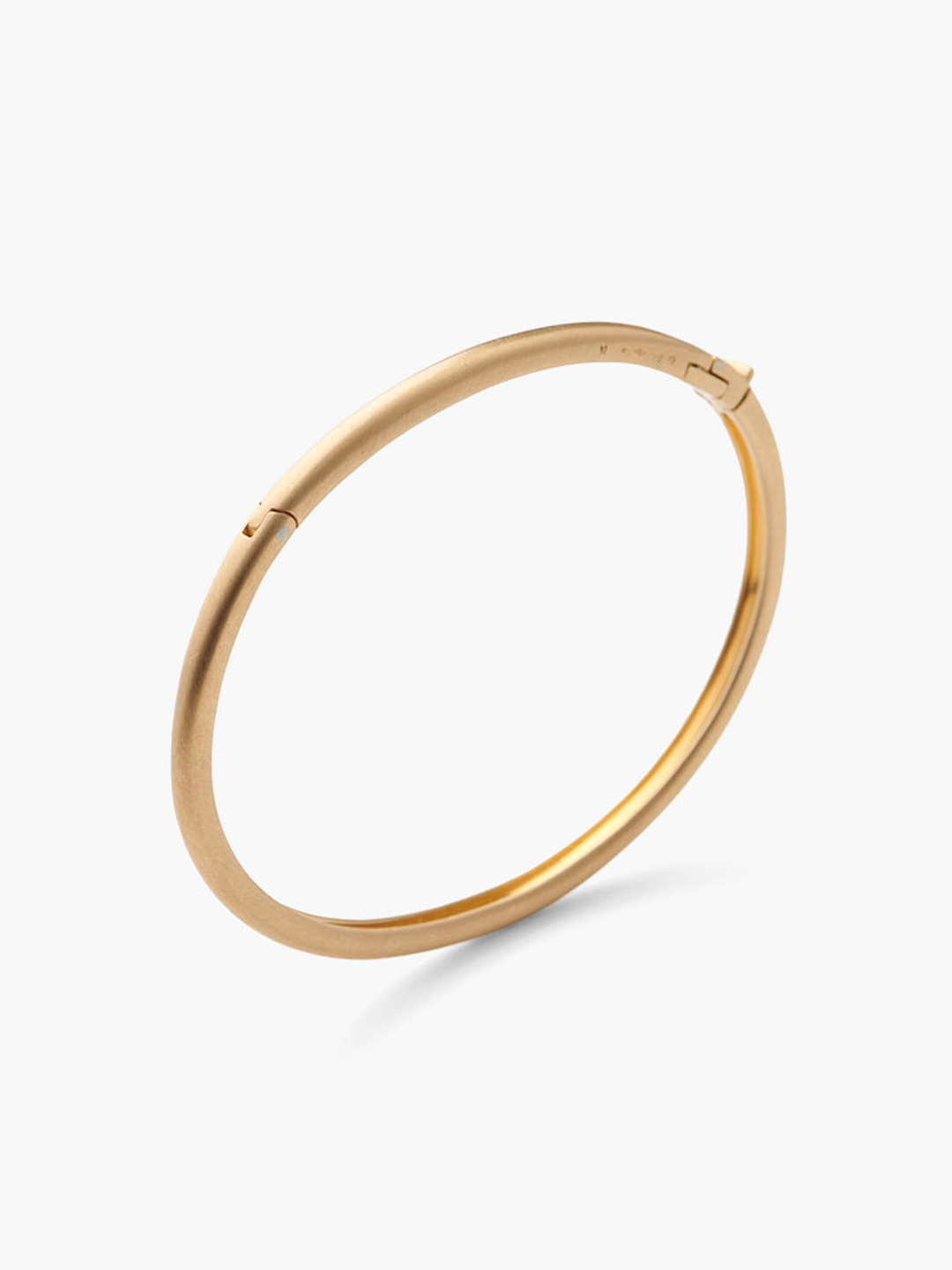 Humete Classic Bangle Refine Metal with Hook【RF-BR113m】 M - Yellow Gold