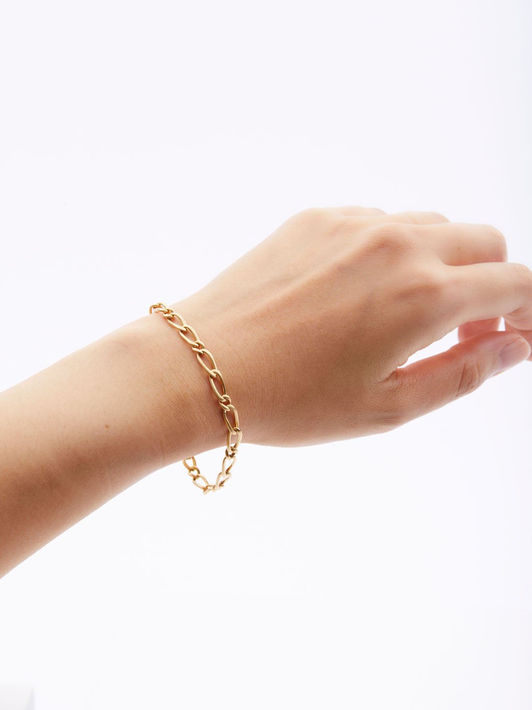 Refine 18K Gold Chain Bracelet / 2S - Yellow Gold