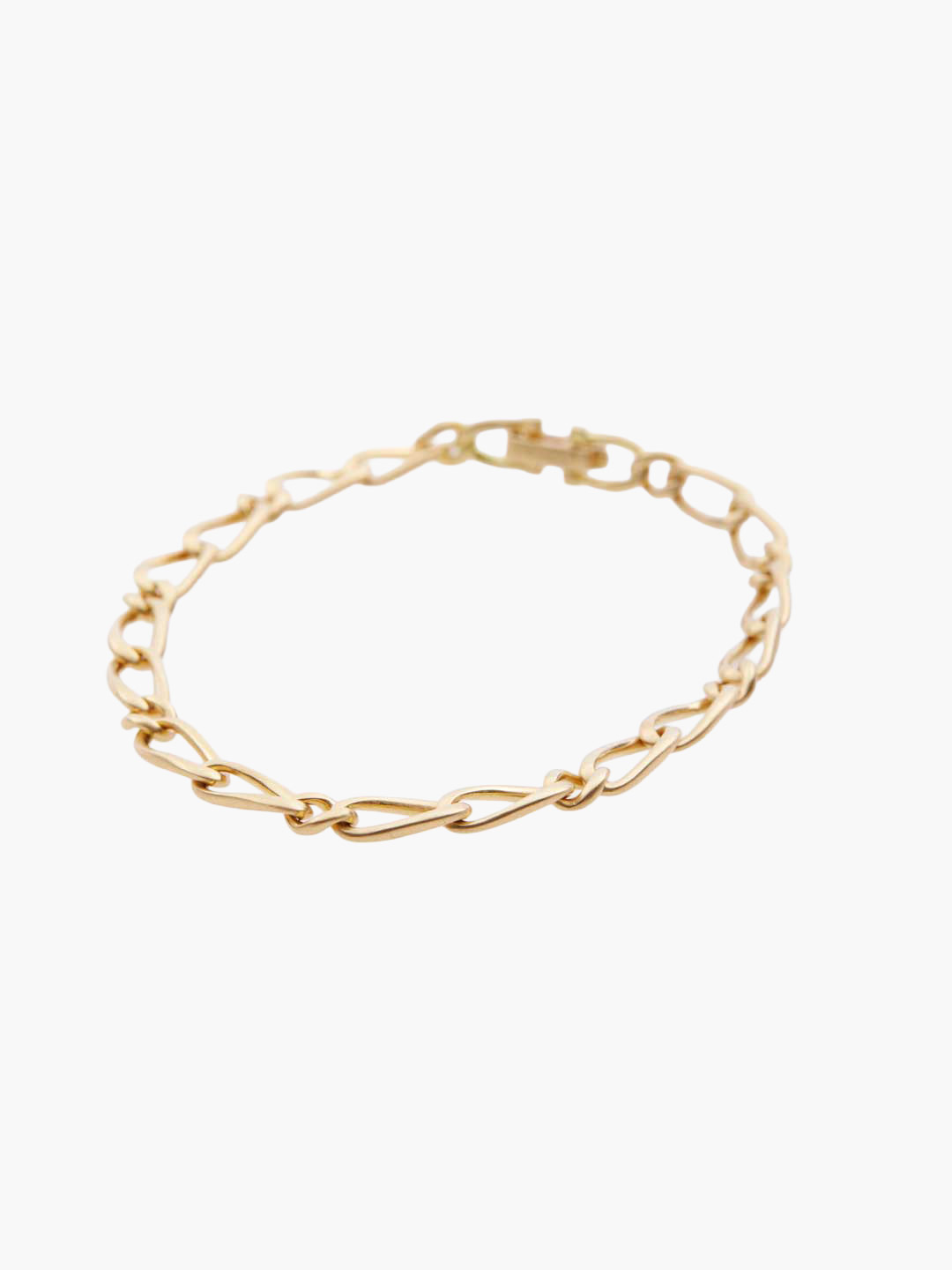 Refine 18K Gold Chain Bracelet 【MR-BR14sYG-ED】 / M - Yellow Gold