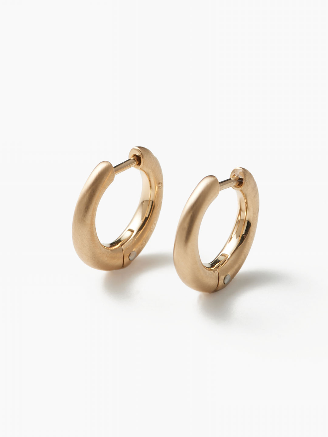 Humete Classic Pierced Earrings M - Yellow Gold