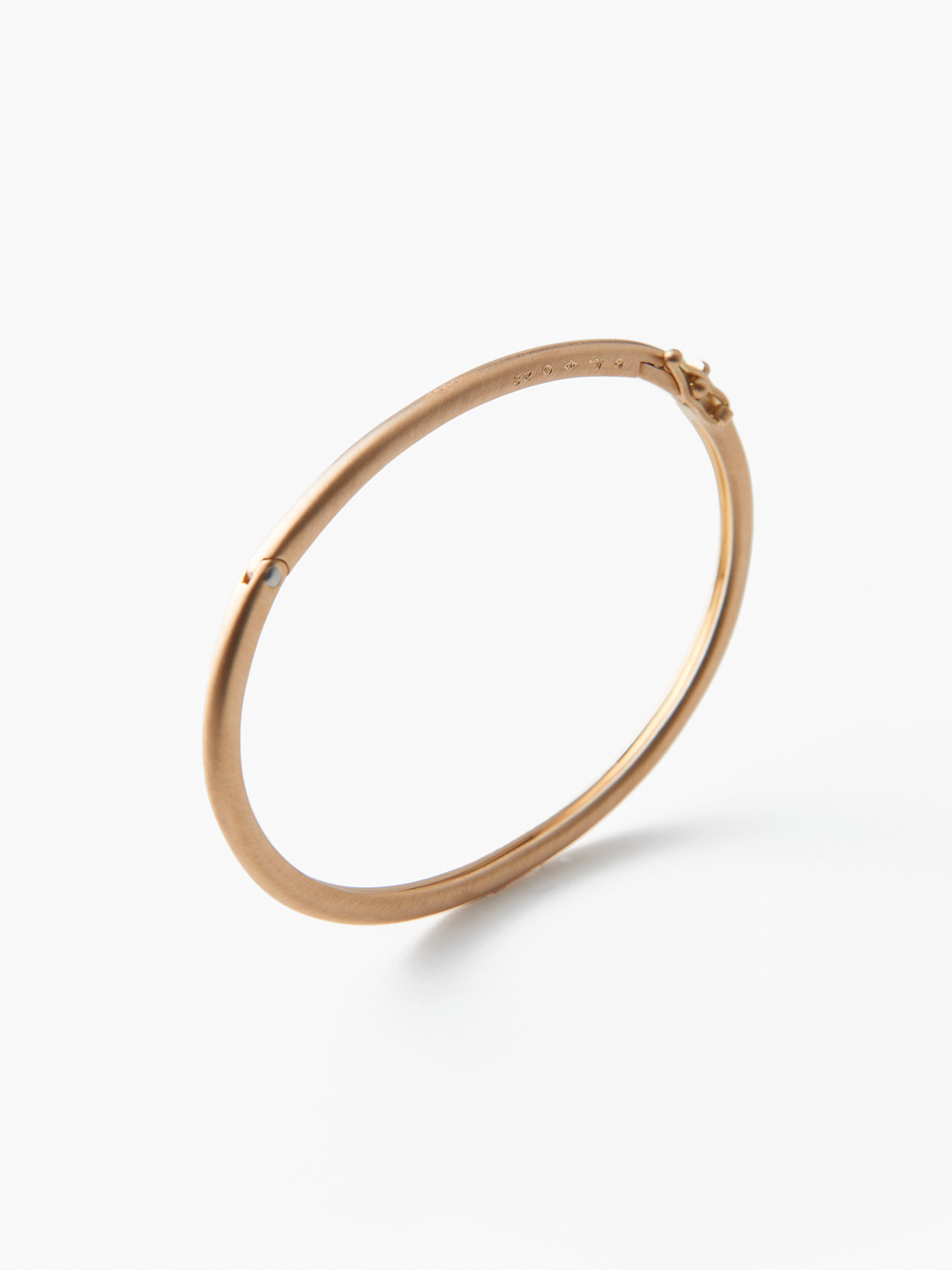 Humete Refine Metal Hook Bangle Slim 2S - Yellow Gold