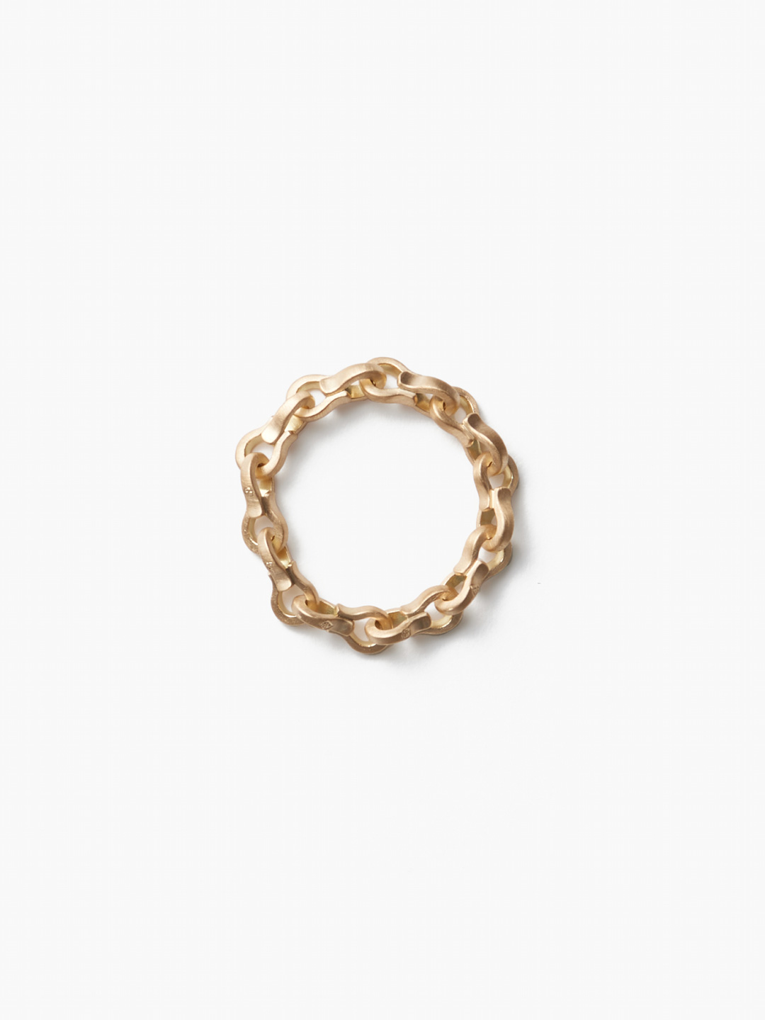 The Symbol Of Refined Metal Ring #9 #10 - Yellow Gold
