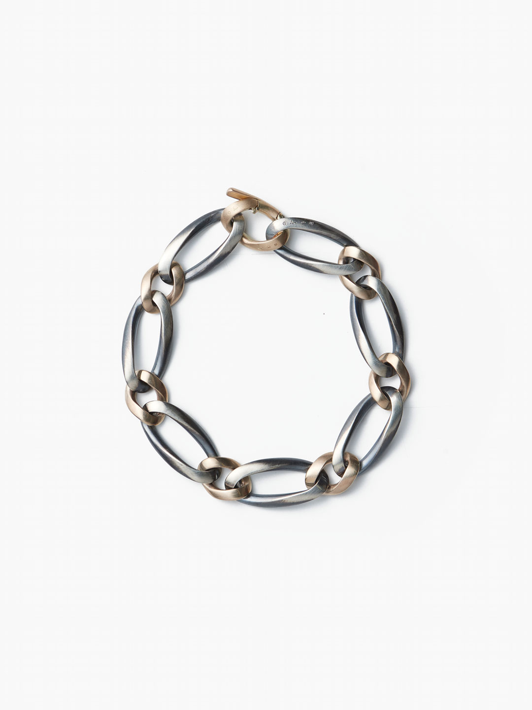 Humete Combination Bracelet / M - Yellow gold