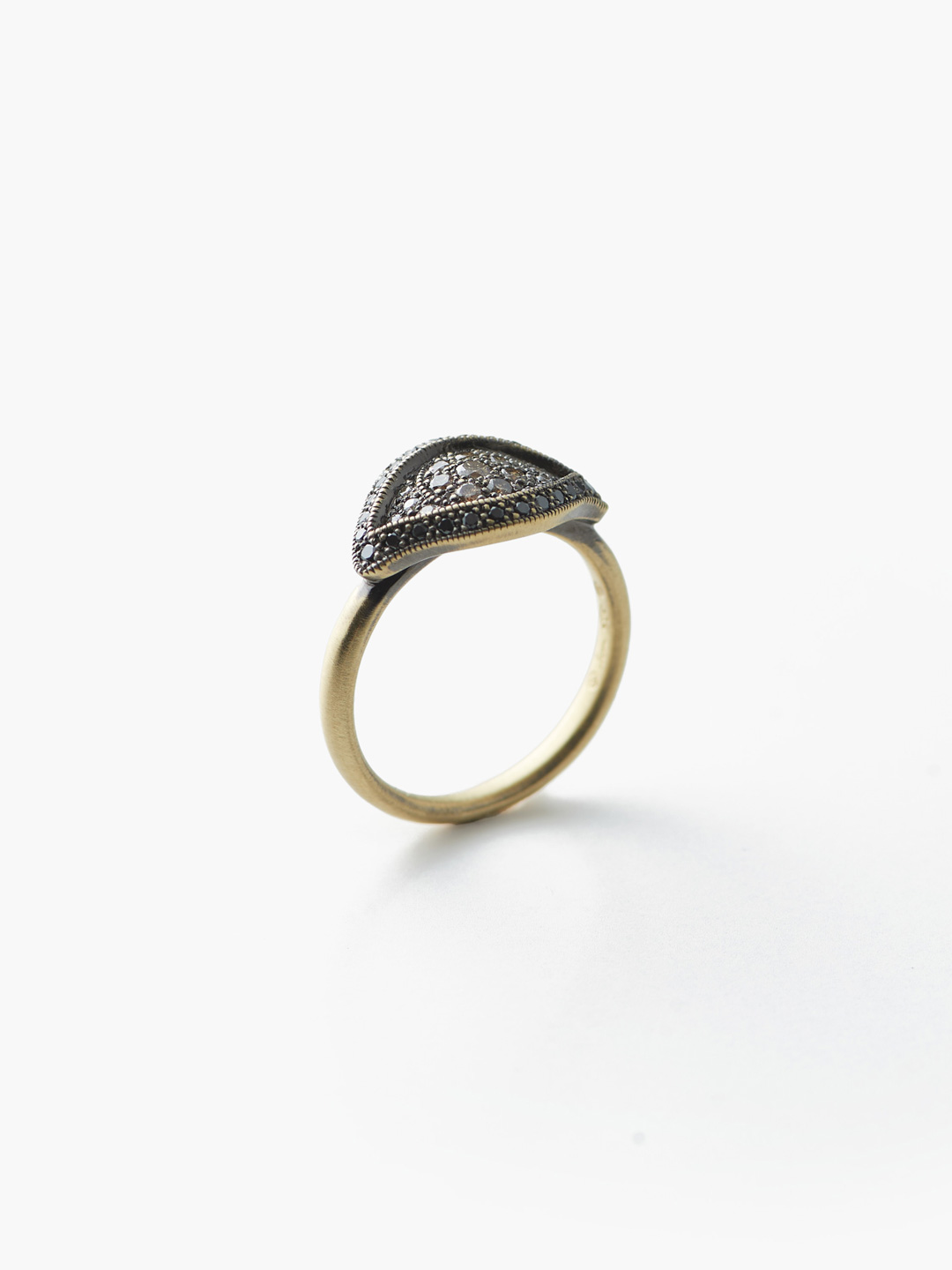 Symbol Collection Eye Ring M 【sy-R23M】 Brown diamond #5 - Brown