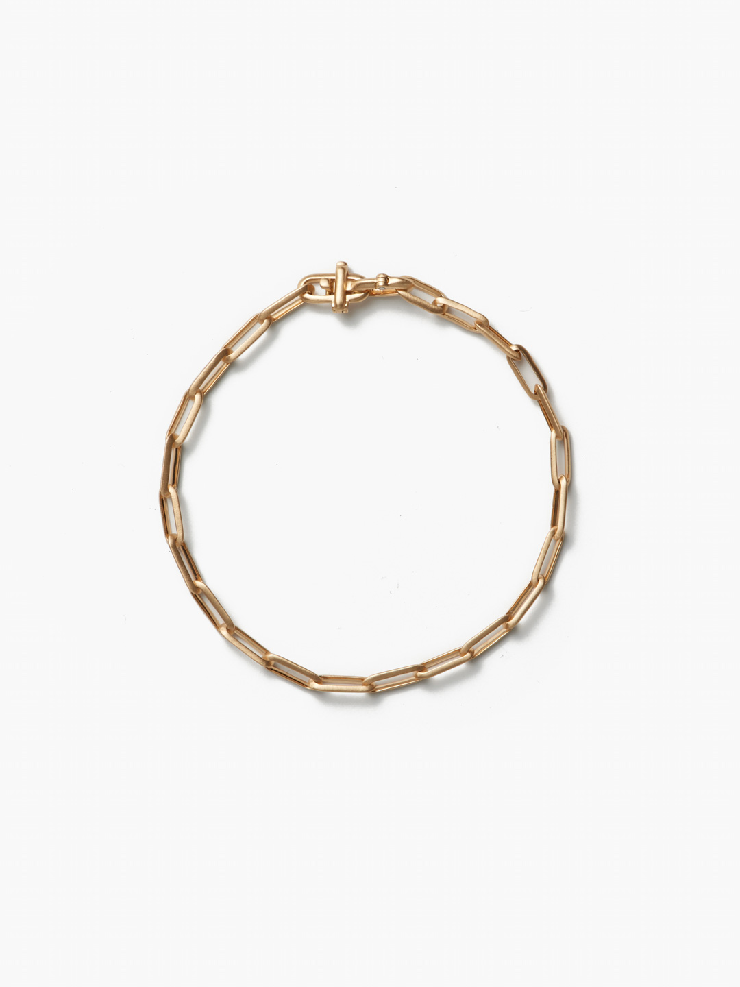 Deco Lace Chain Bracelet 【la-BR266-NC】 / M - Yellow Gold