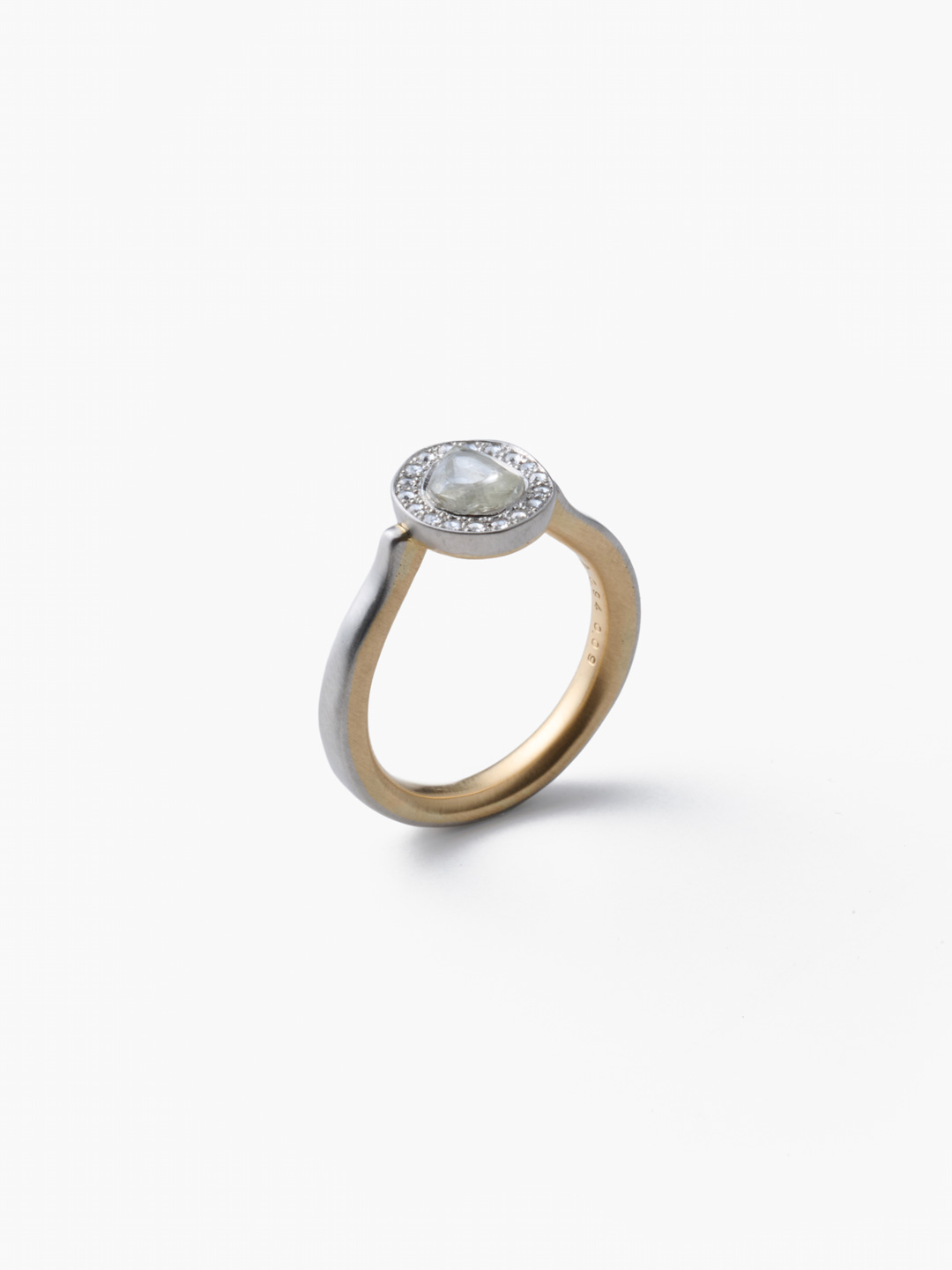 One Off Industrial Diamond Ring 【oind-R18】 - Platinum