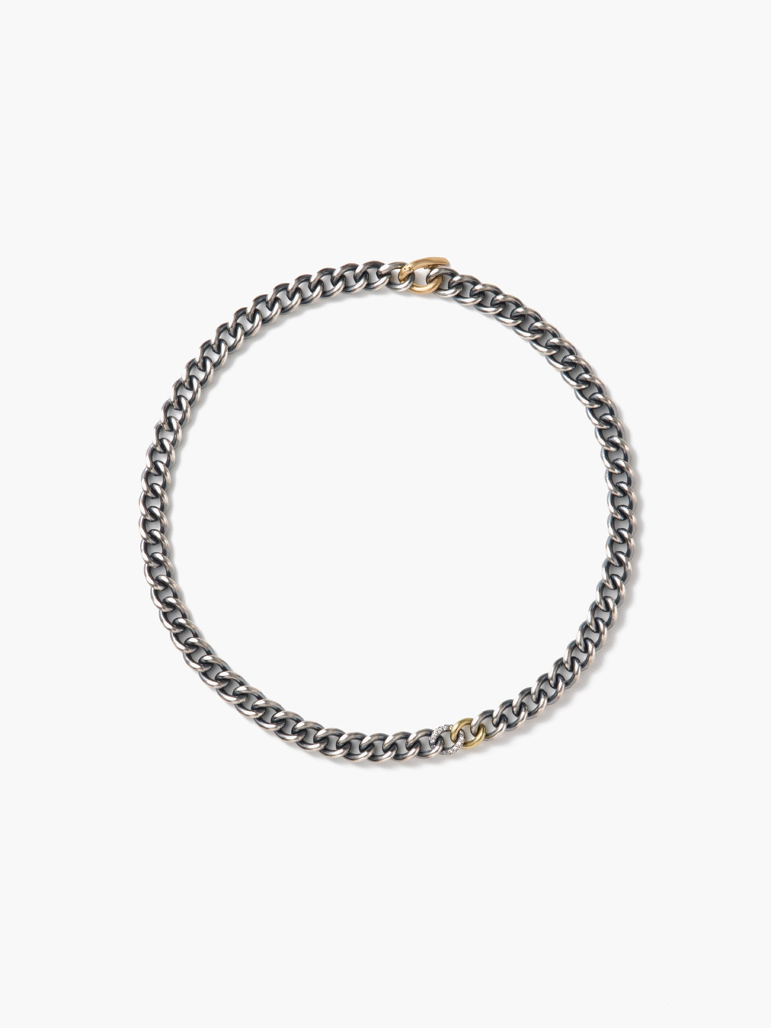 Humete Chain Necklace [et-N62s] - Silver