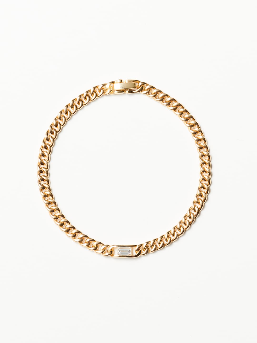 L&S Kihei Bracelet / Baguette Diamond / M - Yellow Gold