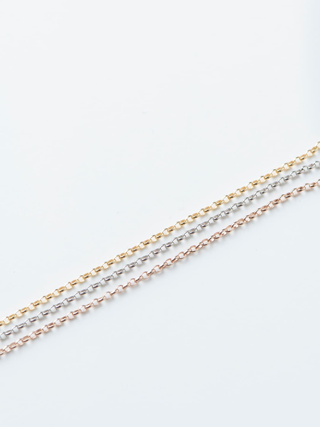 Trinity Necklace 41cm - Yellow Gold