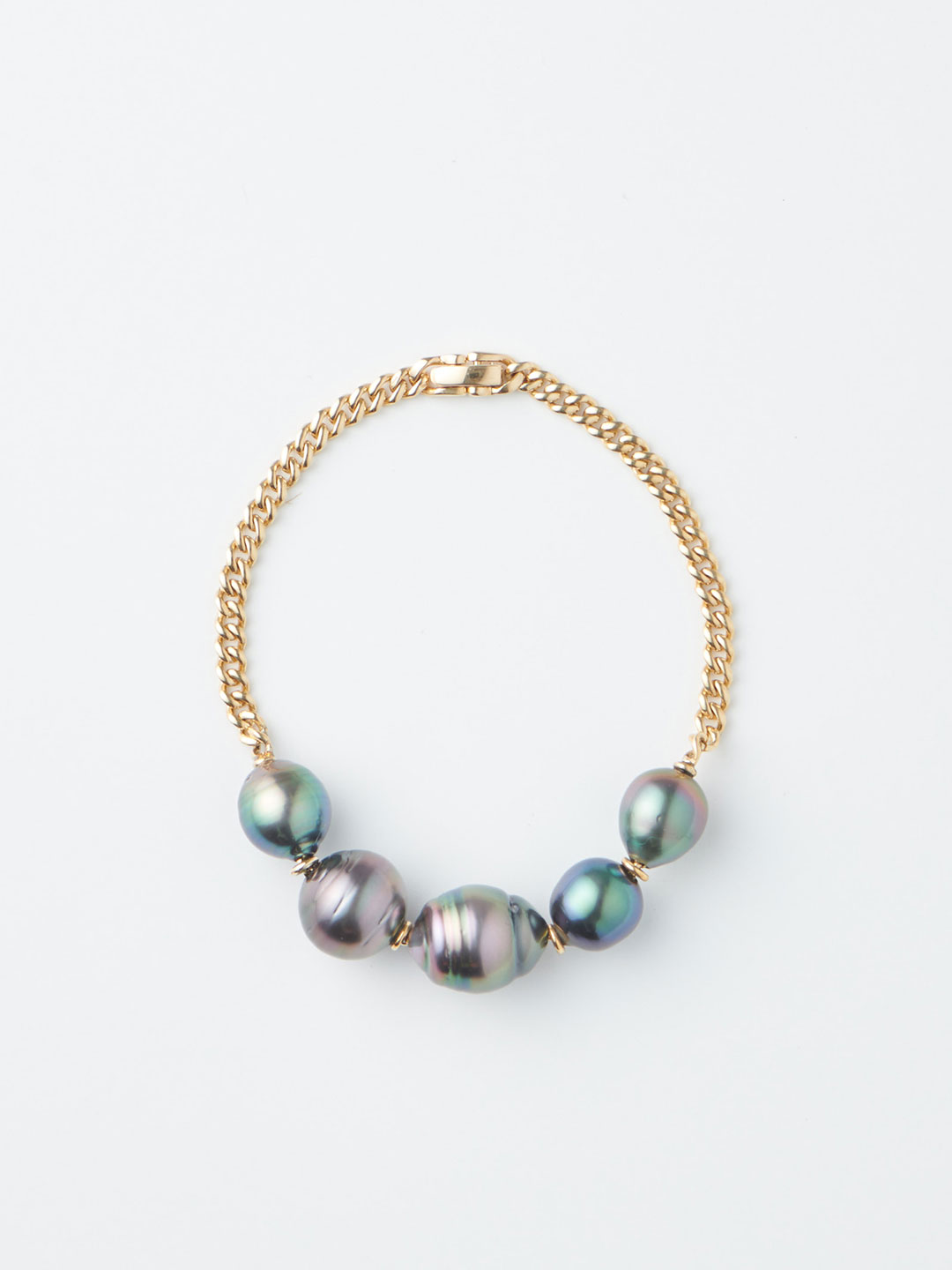 Pearl Bracelet (Sx4 / Mx1) / SS - Yellow Gold