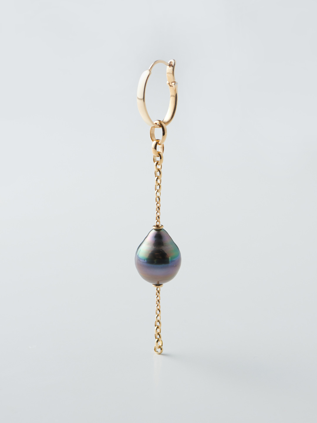 Pearl Pierced Earring  BC (Lx1)【kp-P9】 - Yellow Gold