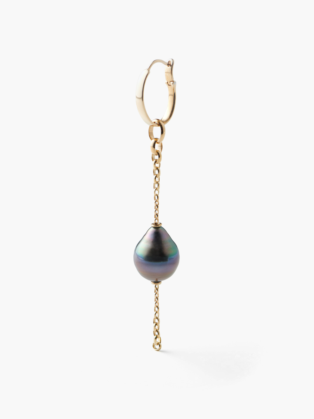 Pearl Pierced Earring  BC (Lx1)【kp-P9】 - Yellow Gold