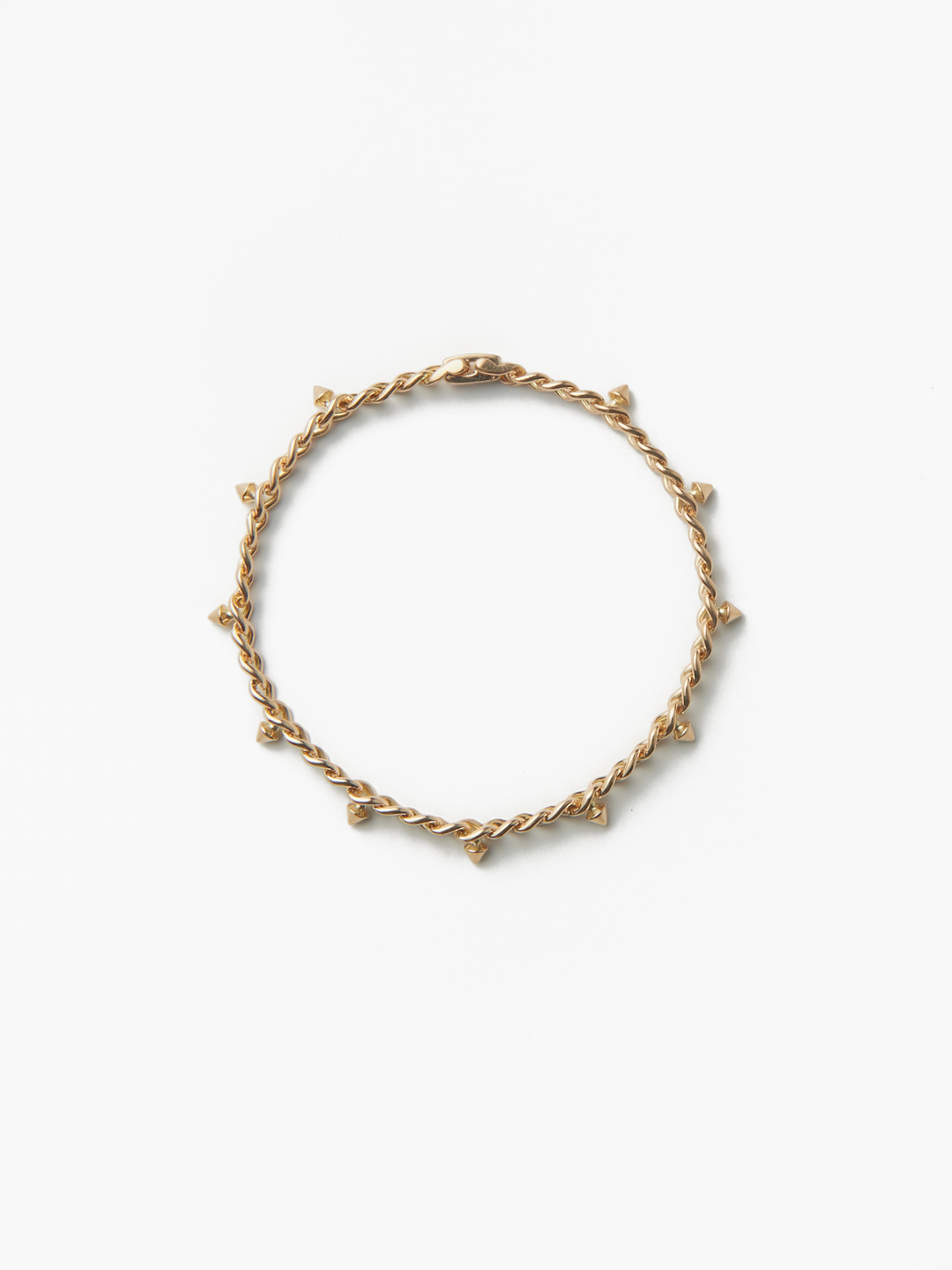 Thorns Bracelet- short SS - Yellow Gold