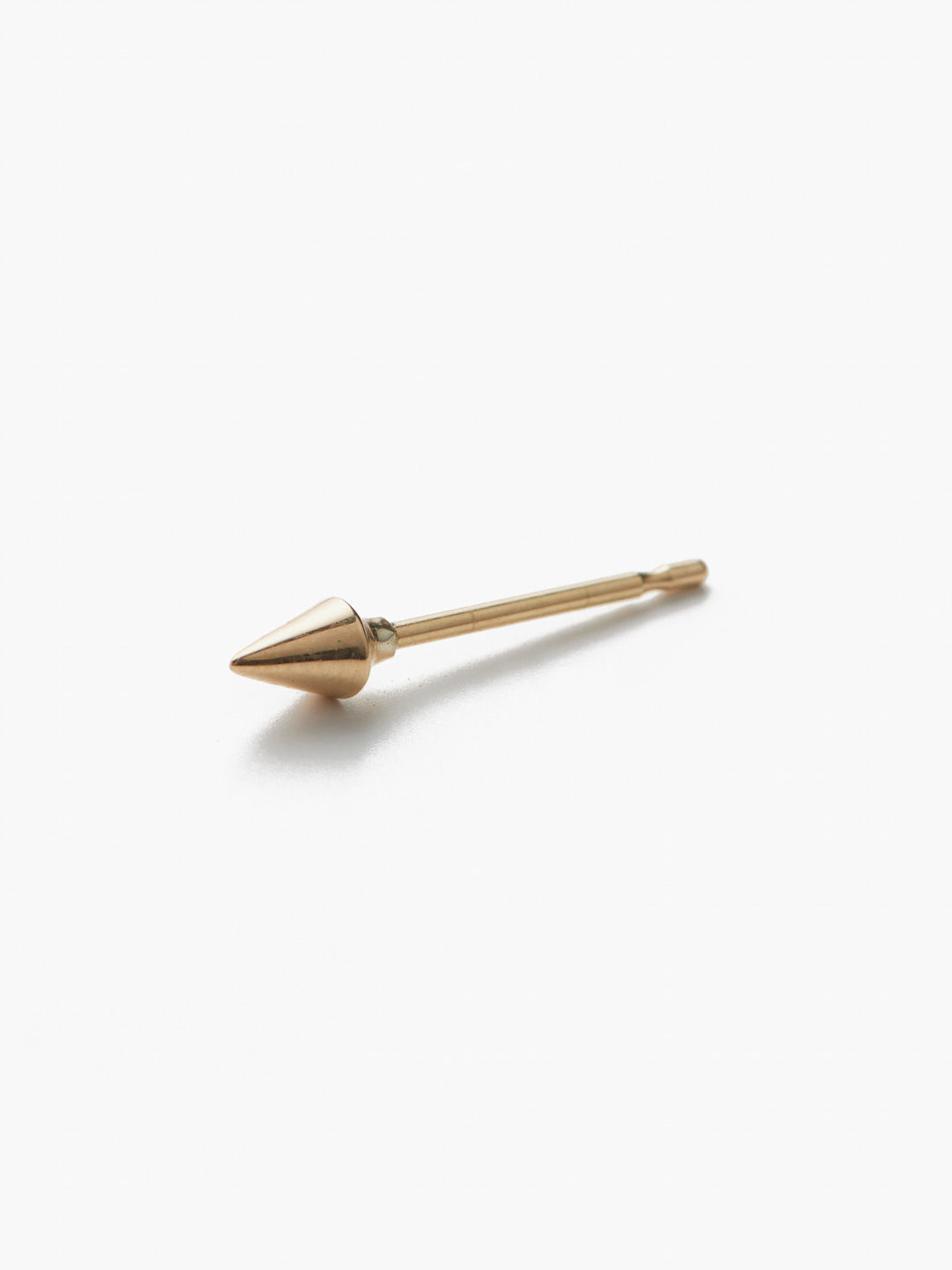 Thorn Pierced Earring - Yellow Gold