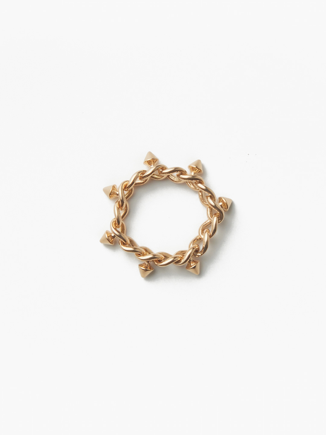 Crown of Thorns Ring 【Short】 (#0～6) - Yellow Gold