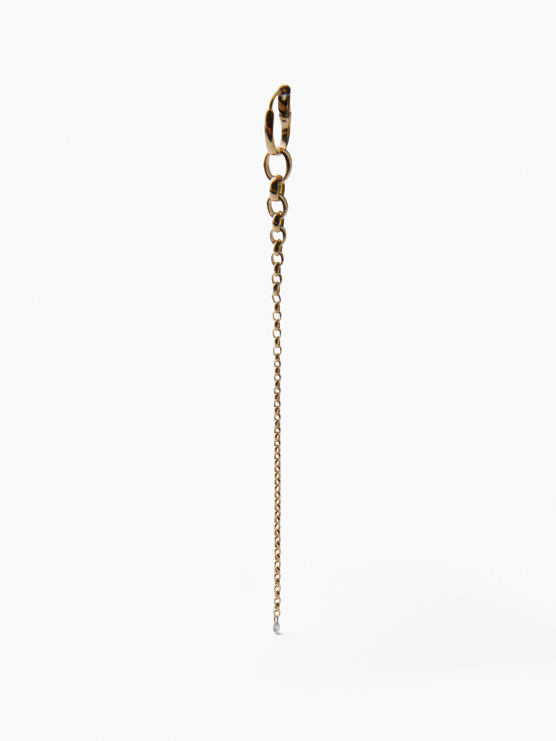 Marvelous Pierced Earring / Gradation Long with Briolette Dia【m-P10_BR】 - Yellow Gold