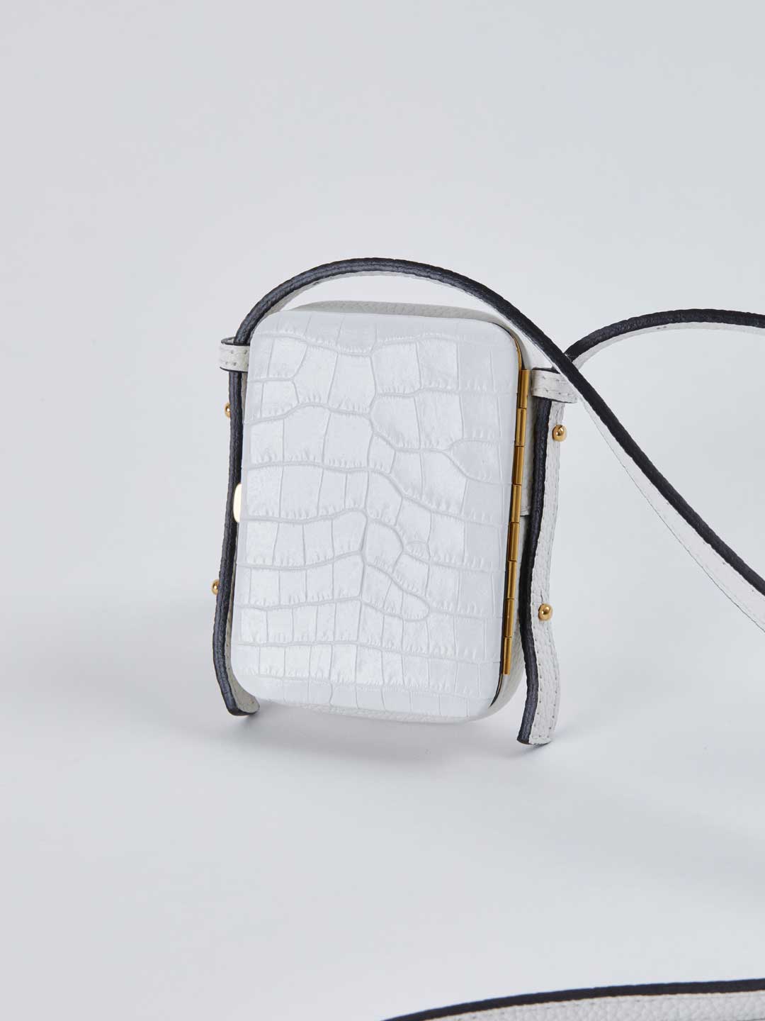 Norman Mini Cross-Body Bag & Necklace - Off White