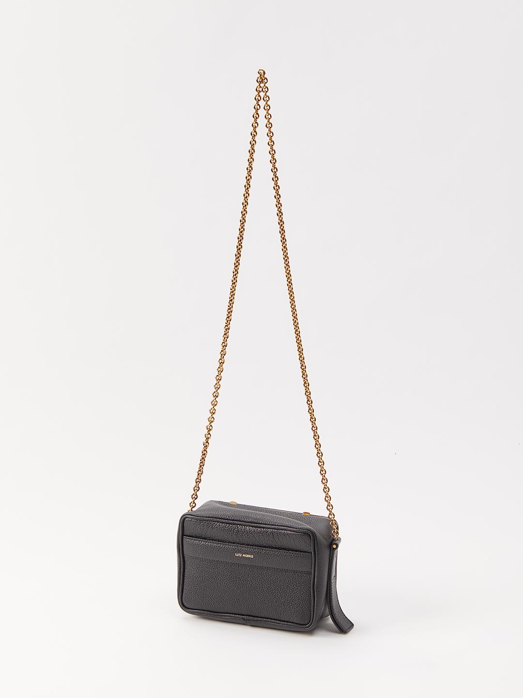 Malloy Medium Cross Body Chain Bag - Black