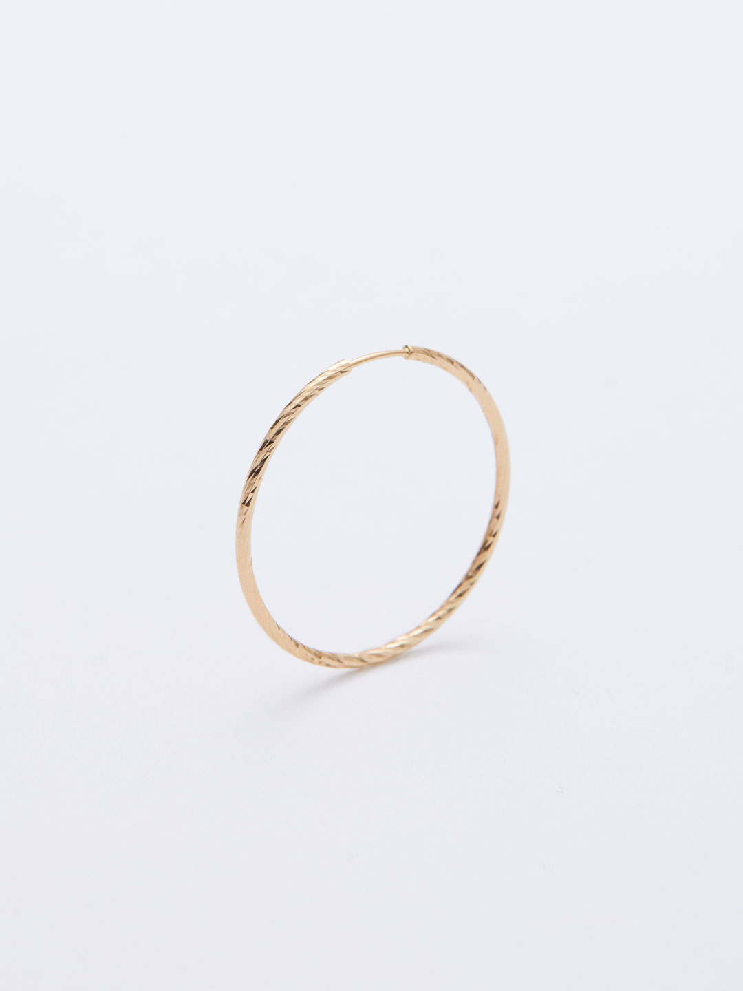 Liv Hoop Pierced Earring25 - Yellow Gold