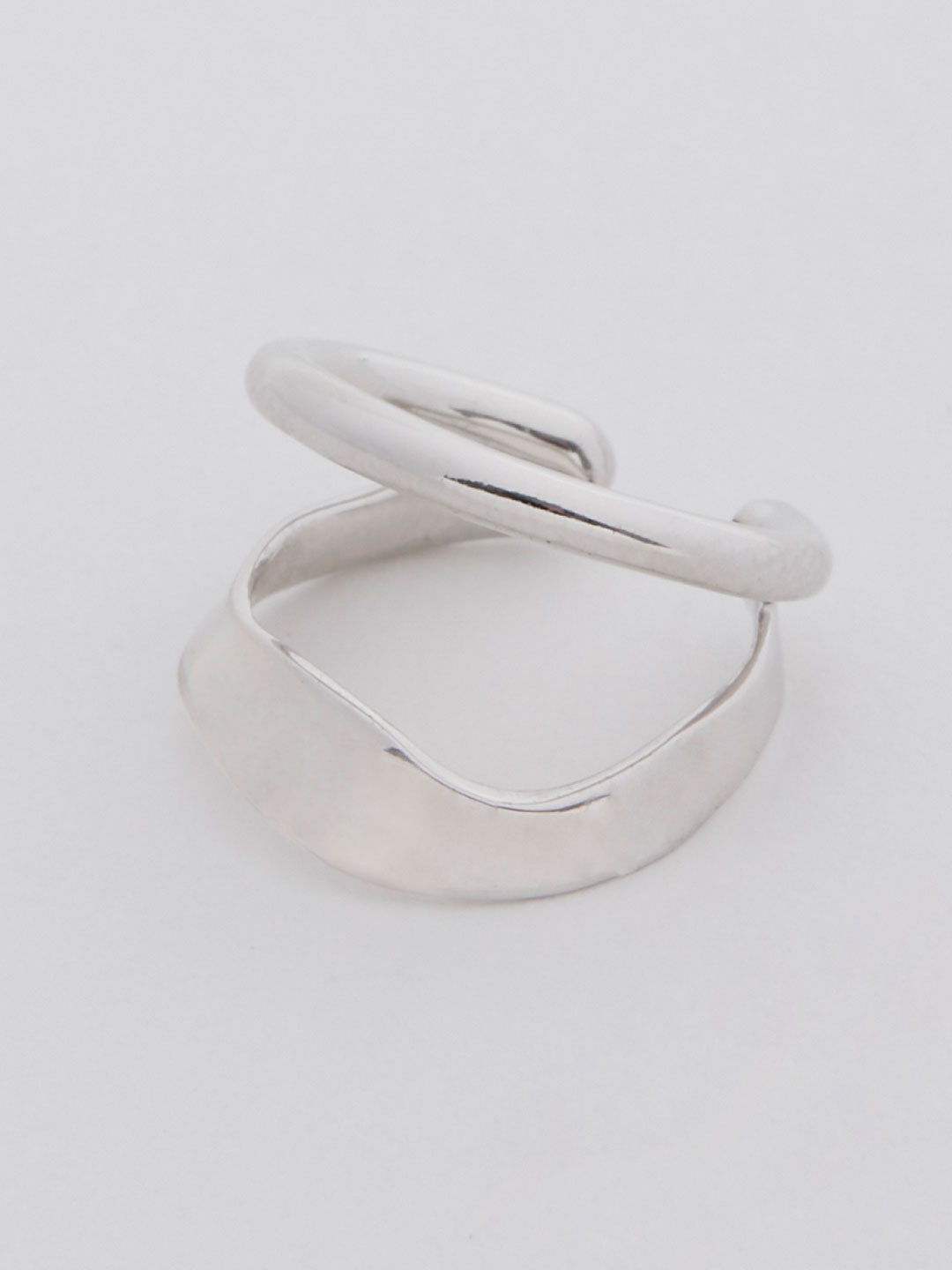 Ripples Ear Cuff - Silver