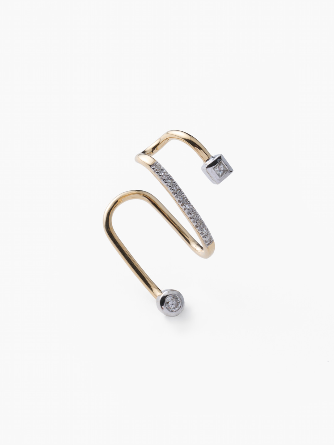 Avery Blanc Earcuff - Yellow Gold
