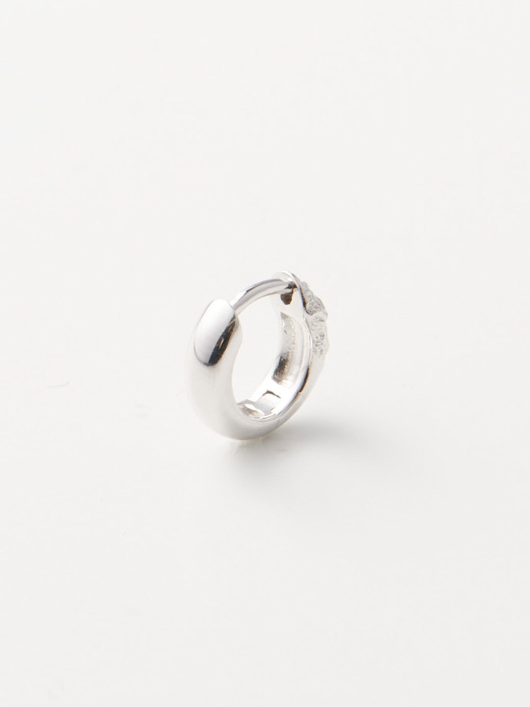 Axton 7 Huggie Pierced Earring - Silver