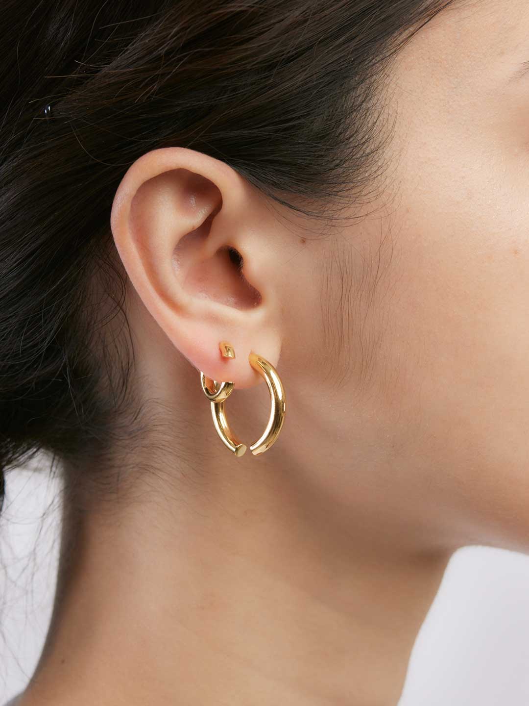 MARIA BLACK Starter Kit/Pierced Earring - Yellow Gold