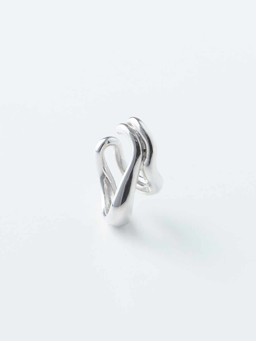 River Ear Cuff - Silver