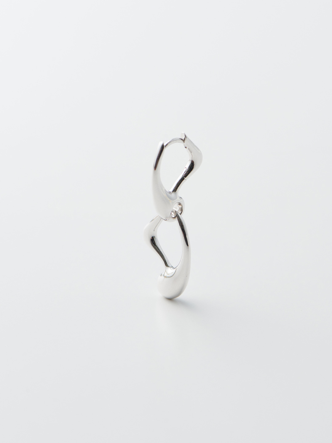 Adish Pierced Earring - Silver