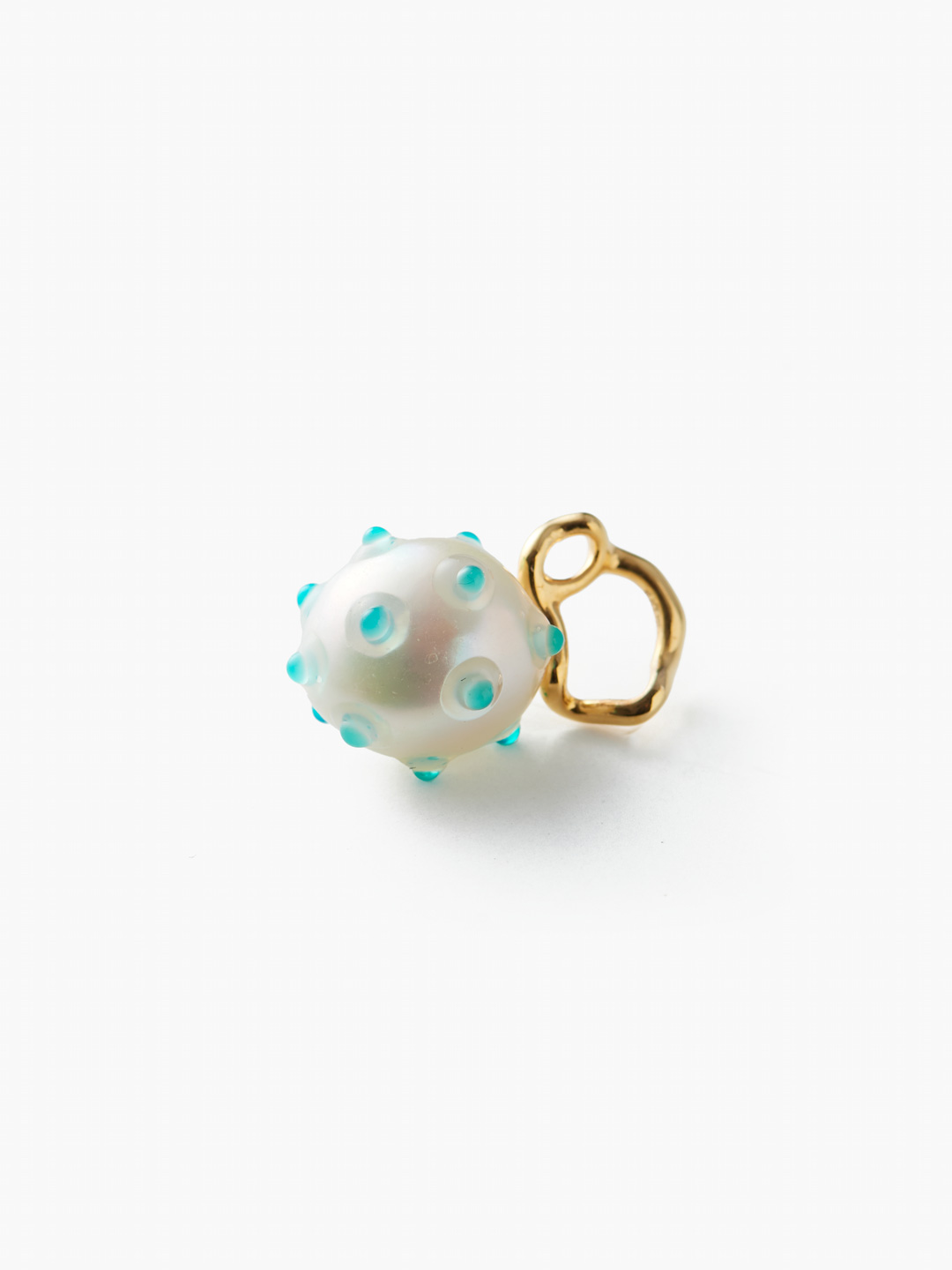 Orion Charm Blue - Yellow Gold